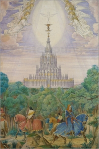 The Grail Temple by Eduard von Steinle